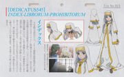 Toaru Kagaku no Railgun anime design as seen in the DVD/BD Booklets