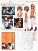 Kinuhata Saiai's character profile for the Railgun S anime from the third BD/DVD booklet.