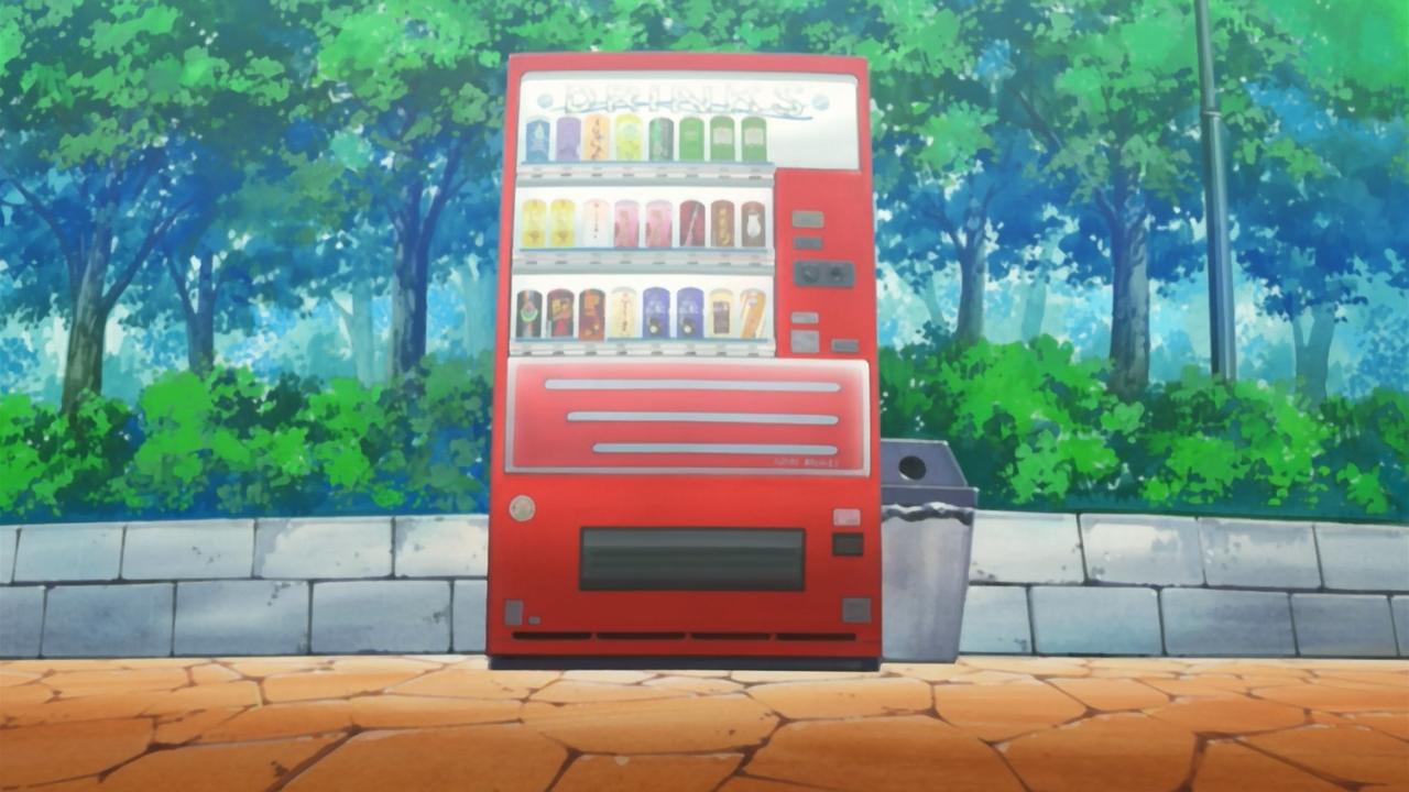Wallpaper 4k Anime Girl Vending Machine Wallpaper
