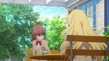 Misaki mentioned human clones, causing Mikoto to be perturbed.