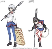 Bayloupe and Lessar (left to right).