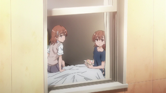 Misaka 10032 wanting to go to the beach much to Mikoto's confusion.