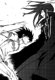 Kamijou Touma punches Stiyl Magnus