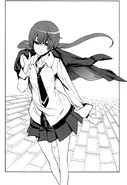 Musujime wearing her uniform slightly more properly than usual in chapter 61 of the Toaru Majutsu no Index manga.