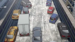 Shokuhou using Exterior to control the drivers thousands kilometers wide.