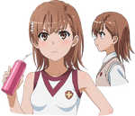 Toaru Kagaku no Railgun T anime Character Design (Face)