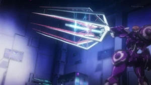 Therestina prepares her own version of Mikoto's Railgun.