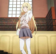 Up high, is where the Queen stands to look upon those below her.