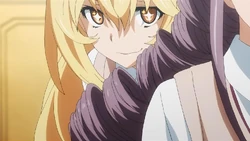 Shokuhou using her ability on a member of her clique