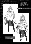 Shundan Kimi concept1.jpg (275 KB) Kimi's character designs (with poncho) by Matsuryu, from Toaru Kagaku no Railgun Volume 15's bonus illustrations