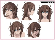 Hishigata Hirumi (Design).png (218 KB) Toaru Kagaku no Accelerator anime Character Design