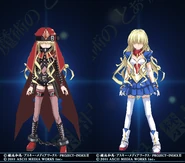 Sasha Kreutzev costume A (left) & B (right)