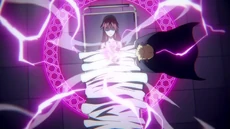 Esther performing a ritual on Hitokawa Hasami's body using Huotou, as seen in the anime.