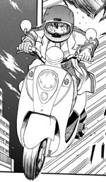 Kuriba's scooter - Railgun Ch93