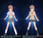 Misaka Mikoto costume A (left) & B (right)