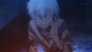 Accelerator taunts Kihara Amata over the phone.