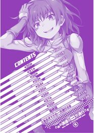 Toaru Idol no Accelerator-sama Manga v04 Table of Contents