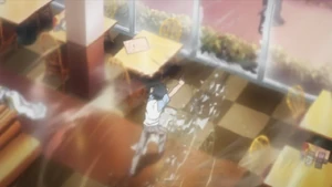 ...and ripped to shreds by Ouma's magical attack.