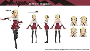 Esther's design in the Toaru Kagaku no Accelerator collaboration with the MOBA mobile game Extraordinary Ones.