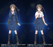 Kazakiri Hyouka costume A (left) & B (right)