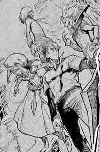 God's Right Seat as seen in the manga adaptation.