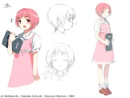Original character design for Volume 1, by Haimura Kiyotaka