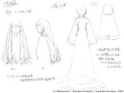 Rough sketches of habit by Kiyotaka Haimura for Volume 1