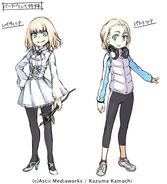 Character design by Kiyotaka Haimura for NT Volume 2 and Index SP.