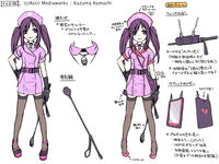 Kouzaku Mitori's design by Haimura Kiyotaka.