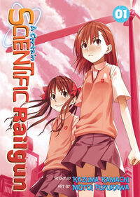 A Certain Scientific Railgun Manga v01 cover