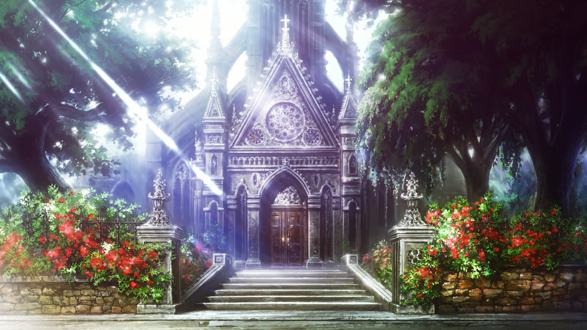 Of A Church An Anime And Street Backgrounds | JPG Free Download - Pikbest