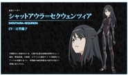 Shutaura Sequenzia's movie profile along with an incorrect romanization of her name.