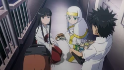 What are a certain nun and miko up to?