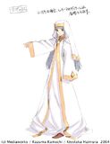 Full body artwork of Index featuring her robes.