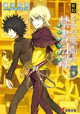 Shinyaku Toaru Majutsu no Index Light Novel v05 cover