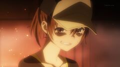 Mikoto smiles as she continues her retribution.