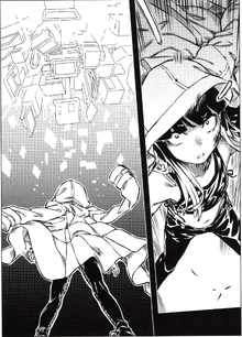 Kuroyoru fighting Hikarizawa Megumi.