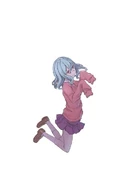 Toaru Kagaku no Railgun Manga Volume 15's last page illustration of Raifu by Fuyukawa Motoi.
