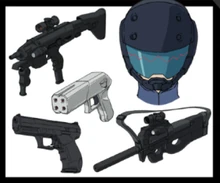 DA's Equipment, as depicted in the anime.