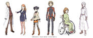 A collection of all Kihara character designs created by Haimura Kiyotaka for the Toaru Majutsu no Index franchise, at the time of Shinyaku Toaru Majutsu no Index Volume 4. Character height and size may not be accurate.