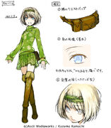 Full body artwork of Saronia A. Irivika.