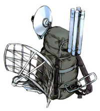 Fran's backpack and equipment