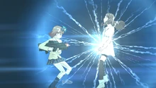 The final part of Misaka Imouto's finishing move.