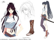 Original character design by Haimura Kiyotaka for Volume 1.