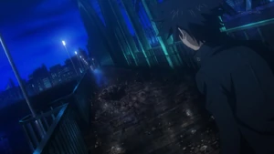 Vento of the Front escapes from Touma.