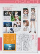 Sisters' character profile for the Railgun S anime from the sixth BD/DVD booklet.