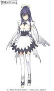 Design of Erotic Fallen Angel Maid outfit costume by Haimura Kiyotaka for Volume 16.