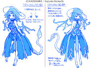 Qliphah Puzzle's later character designs, by Haimura Kiyotaka