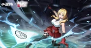 Esther in the Toaru Kagaku no Accelerator collaboration with the MOBA mobile game Extraordinary Ones.