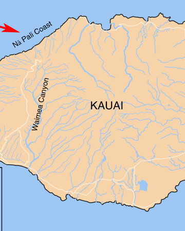 Kauai Map Napali Coast Battle Of Napali Coast | Toaru Majutsu No Index Wiki | Fandom